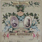 Thumbnail image for Issac E. HERREN & Hannah N. SMITH, 1898 – Marriage